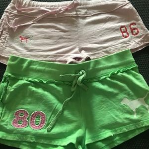 2 pair of PINK Victoria Secret Shorts